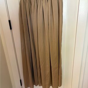 Tommy Bahama Silk Midi Skirt in Camel